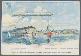 Ansichtskarten: Motive / Thematics: ZEPPELIN 1900/1910 (ca.), Sammlung Von Ca. 50 Ansichtskarten/Pho - Other & Unclassified