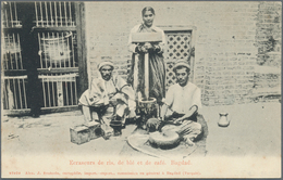 Ansichtskarten: Alle Welt: IRAK / BAGDAD / BASRA, Ca. 1900/30, Album Mit Ca. 170 Karten, Dabei Einig - Zonder Classificatie