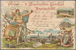 Ansichtskarten: Bayern: ANSBACH Und Umgebung (alte PLZ 880-882), Sehenswerte Partie Mit 20 Besseren - Sonstige & Ohne Zuordnung