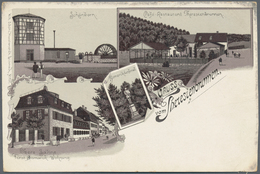 Ansichtskarten: Bayern: BAD KISSINGEN (alte PLZ 8730), Eine Kleines Lot Mit 8 Frühen Lithographien A - Andere & Zonder Classificatie