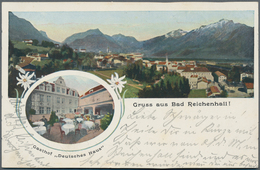 Ansichtskarten: Bayern: BAD REICHENHALL Und Umgebung (alte PLZ 823), Schachtel Mit über 100 Historis - Autres & Non Classés