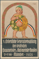 Ansichtskarten: Bayern: MÜNCHEN, Ausstellungs- Und Ereigniskarten Aus Dem Jahr 1909, Eine Interessan - Other & Unclassified