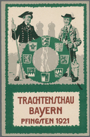 Ansichtskarten: Bayern: MÜNCHEN, Ausstellungs- Und Ereigniskarten Aus Dem Jahr 1921, Eine Vielseitig - Autres & Non Classés