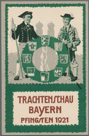 Ansichtskarten: Bayern: MÜNCHEN, Ausstellungs- Und Ereigniskarten Aus Dem Jahr 1921, Eine Vielseitig - Other & Unclassified