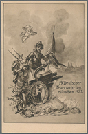 Ansichtskarten: Bayern: MÜNCHEN, Ausstellungs- Und Ereigniskarten Aus Den Jahren 1923 Und 1924, Ein - Autres & Non Classés