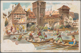 Ansichtskarten: Bayern: NÜRNBERG (8500): 1891/1940 Ca., Pegnitz, Sammlung Von Ca. 390 Ansichtskarten - Autres & Non Classés