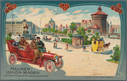 Ansichtskarten: Bayern: NÜRNBERG (8500): 1899/1930 Ca., Firmenwerbung, Sammlung Von über 60 Reklame- - Other & Unclassified