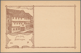 Ansichtskarten: Niedersachsen: GÖTTINGEN, (alte PLZ 3400), "Die Ersten Ansichtskarten Der Welt Ersch - Other & Unclassified