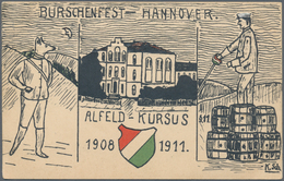 Ansichtskarten: Niedersachsen: HANNOVER, Altes Kleines Postkartenalbum Mit 67 Historischen Karten Ab - Other & Unclassified