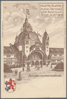 Ansichtskarten: Nordrhein-Westfalen: DÜSSELDORF (alte PLZ 4000), 22 Historischen Ansichtskarten Aus - Autres & Non Classés