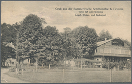 Ansichtskarten: Sachsen: NORDSACHSEN (alte PLZ 71-73), Kleine Partie Mit 50 Historischen Ansichtskar - Autres & Non Classés