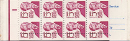 UNITED STATES (USA), 1978, Booklet 117A, $3.60,  Michel 0-95, Holmes, MISPERFORATION - 2. 1941-80