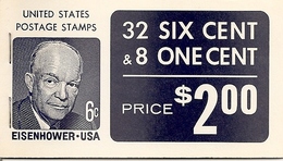 UNITED STATES (USA), 1971, Booklet 119, $2, Mi 0-80z, Ike - 2. 1941-80