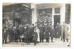 PARIS 8° - 47 Rue Du Rocher "Au Paradis Des Gourmets" Spécialité De Cafés - Carte Photo Début 1900  -  RARE - Magasins