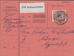 1953. Old Manuscripts. 10 Kr. HAFNARFJÖRDUR 14 XII. 55 Fylgibref.  (Michel 291) - JF310152 - Briefe U. Dokumente
