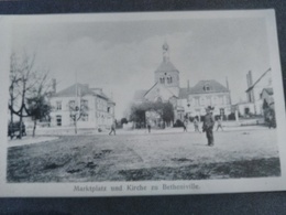Markplatz Und Kirche Zu Betheniville. Carte Allemande Voir Photo - Bétheniville