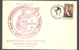 75832- MARCH 8TH- INTERNATIONAL WOMAN'S DAY, SPECIAL COVER, 1983, ROMANIA - Briefe U. Dokumente