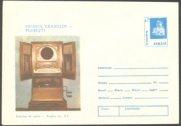 75905- PHONOGRAPH, PLOIESTI CLOCK MUSEUM, COVER STATIONERY, 1991, ROMANIA - Horloges