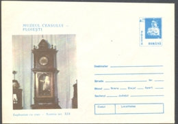 75908- VINTAGE AUSTRIAN CLOCK, PLOIESTI CLOCK MUSEUM, COVER STATIONERY, 1991, ROMANIA - Horloges