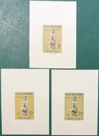 IMPERFORATE LARGE PROOF OF 1951 EXHIBITION OF "ARTE SACRA MISSIONÁRIA" SET  53MM X 76MM, RARE SEEN. - Ungebraucht