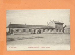 CPA   - Chaulnes - (Somme) - Place De La Gare - Chaulnes