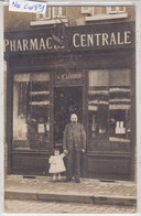 BARENTIN: Devanture Du Pharmacien LESEIGNEUR - Superbe Carte Photo - Commerce - Barentin