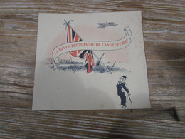 Guerre 39-45, Propagande Allemande Anti-anglaise, Dépliant 7 Volets " La Revue Triomphale De L'Angleterre " - 1939-45