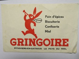 Buvard : Pain D'épices, Biscuiterie GRINGOIRE, Pithiviers - Pain D'épices