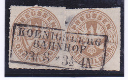 PRUSSE, N°20, Oblitéré ,KOENIGSBERG, Cote3€,timbre Droit Déchiré ( W1911/059) - Pruisen