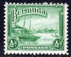 BERMUDA - 1936 1/2 PENNY SHIP STAMP FINE MOUNTED MINT MM * SG98 - Bermuda