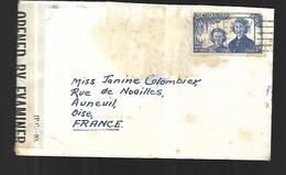 Nouvelle Zélande Lettre Censurée 1947 De Wanganui Pour Auneuil ( Oise ) - Briefe U. Dokumente