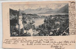 Gruss Aus Thun - Generalansicht Mit Den Alpen - Other & Unclassified