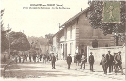 Dépt 55 - COUSANCES-LES-FORGES - Usine Champenois-Rambeaux - Sortie Des Ouvriers - Édit. G. Vernet - Cliché A. Humbert - Other Municipalities