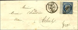 PC 1102 / N° 4 Bdf Càd T 15 DIJON (20) Sur Lettre Pour Arbois. 1852. - TB / SUP. - 1849-1850 Ceres