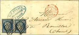 Grille / N° 4 (2) Càd Rouge BUREAU CENTRAL (60). 1850. - TB / SUP. - R. - 1849-1850 Cérès