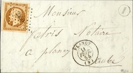 PC 2450 / N° 9 (très Belles Marges) Càd T 15 PLANCY (9) + B Rur I. 1854. - SUP. - R. - 1852 Louis-Napoleon