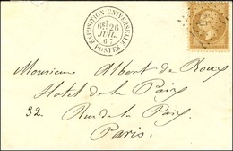 Losange EU / N° 21 Càd EXPOSITION UNIVERSELLE / POSTES Sur Lettre Locale. 1867. - SUP. - R. - 1862 Napoléon III.