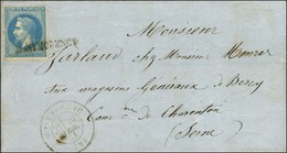 Griffe MONTMORENCY / N° 29 Càd MONTMORENCY (72) 19 AVRIL 71 Sur Lettre Pour Bercy, Au Verso Càd D'arrivée CHARENTON-LE-P - 1863-1870 Napoleon III Gelauwerd