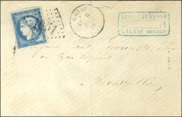 GC 1651 / N° 44 Càd T 16 GIGNAC (33). 1870. - TB / SUP. - R. - 1870 Bordeaux Printing