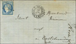 Losange Ambulant / N° 44 Belles Marges Càd LA ROCHELLE A PARIS Sur Lettre Avec Texte Daté De Niort Le 31 Décembre 1870 P - 1870 Emission De Bordeaux