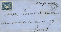 GC 467 / N° 45 Bleu Foncé Belle Nuance Càd T 17 BETHUNE (61). 1871. - TB. - 1870 Emissione Di Bordeaux