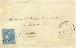 GC 2809 / N° 46 Bleu Laiteux Impression Fine, Belles Marges, Càd T 17 PENNE (45). 1871. 1871. - TB. - 1870 Uitgave Van Bordeaux