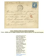 GC 2927 / N° 60 Càd T 17 PONT-AVEN (28) Sur Lettre Avec Texte Adressée Au Tarif De Militaire Au Commandant De La Divisio - 1871-1875 Ceres