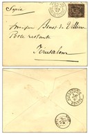 Càd PARIS 84 / Bard DE CLICHY / N° 97 Sur Lettre Adressée à Jérusalem. Au Verso, Càd De Passage ALEXANDRIE Et JAFFA. 188 - 1876-1878 Sage (Type I)