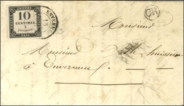 Càd T 15 ENVERMEU (74) / Timbre-taxe N° 1 Belles Marges Sur Lettre Locale. 1859. - TB / SUP. - 1859-1959 Lettres & Documents
