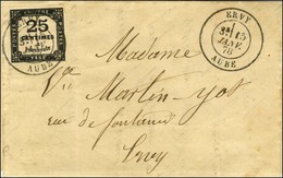 Càd T 18 ERVY / AUBE / Timbre-taxe N° 5. 1878. - SUP. - 1859-1959 Covers & Documents