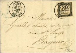 Càd T 18 BAYEUX / CALVADOS / Timbre-taxe N° 6. 1879. - SUP. - 1859-1959 Brieven & Documenten