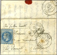 Etoile 20 / N° 29 Càd PARIS / R. ST DOMque ST GN N° 56 13 OCT. 70 Sur Lettre Pour Lieuteret Par Darnets (Corrèze). Au Ve - Oorlog 1870