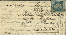 Etoile 15 / N° 29 Càd PARIS / R. BONAPARTE 24 OCT. 70 Sur Lettre Pour Lille. Au Verso, Càd D'arrivée 5 NOV. 70. LE VAUBA - Oorlog 1870