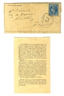 Etoile 13 / N° 29 Càd PARIS / HOTEL DE VILLE 3 NOV. 70 Sur Gazette Des Absents N° 4 + Supplément Pour Poitiers. Au Verso - Oorlog 1870